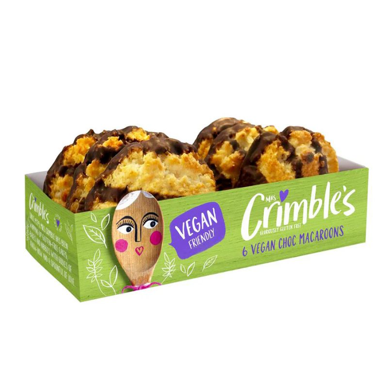 Mrs Crimble's 6 Vegan Choc Macaroons 195g