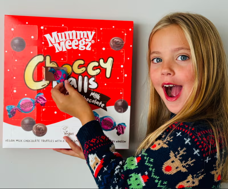Mummy Meegz Choccy Ball Truffle Advent Calendar 196g
