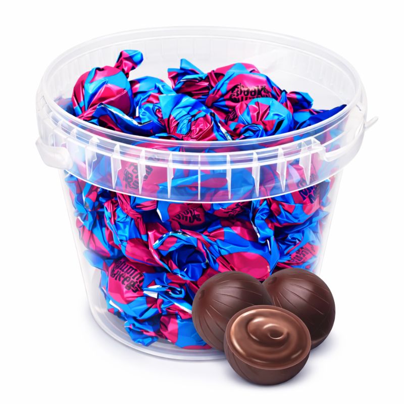 Bucket of 40 Mummy Meegz Choccy Balls 500g (Individually Wrapped