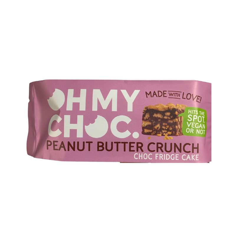 Oh My Choc Peanut Butter Crunch Cake Bar 50g