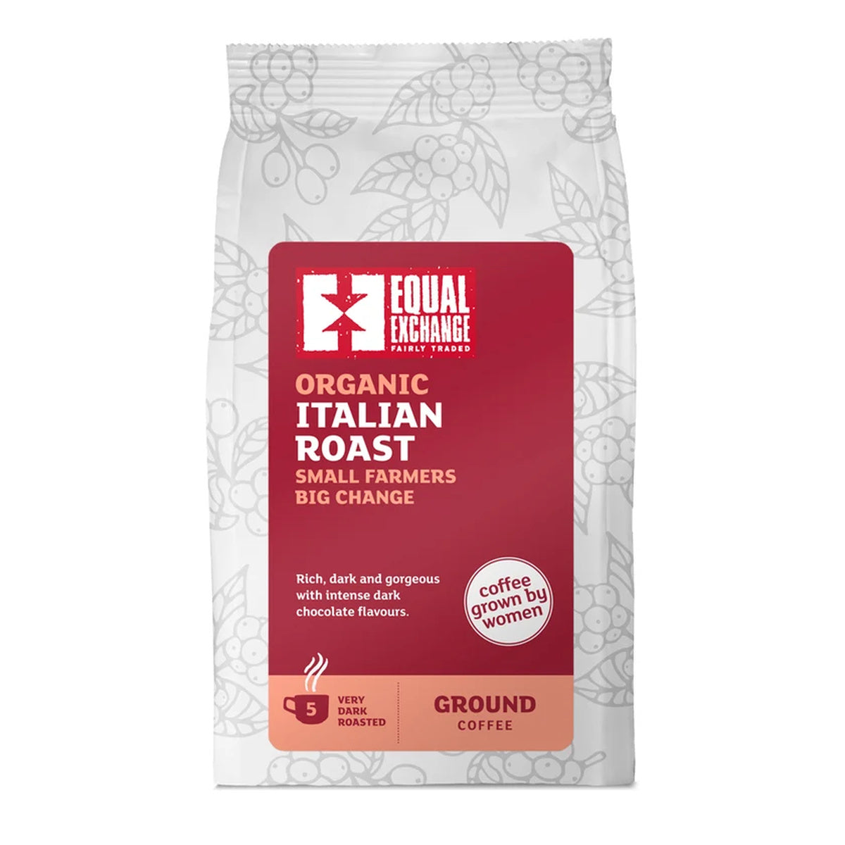 Organic Italian Roast Ground Coffee 200g
