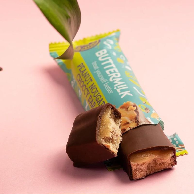Butterm!lk Peanut Nougat Bar 50g