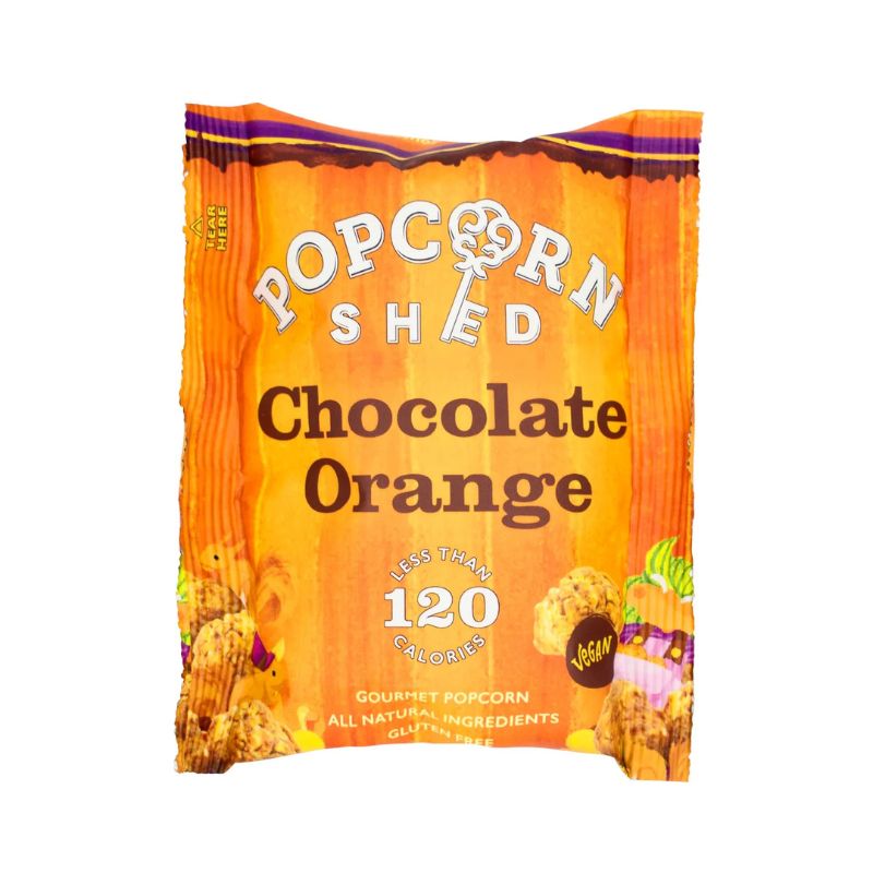 Chocolate Orange Gourmet Vegan Popcorn 24g
