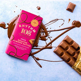 Rhythm 108 Roasted Almond Butter Organic Chocolate 100g