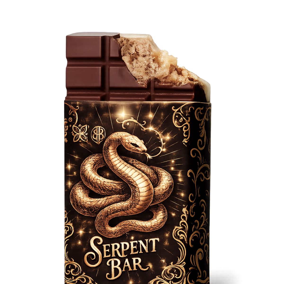 Serpent Bar 195g (Filled Bar with Caramel, Gianduja, & Candied Hazelnuts)