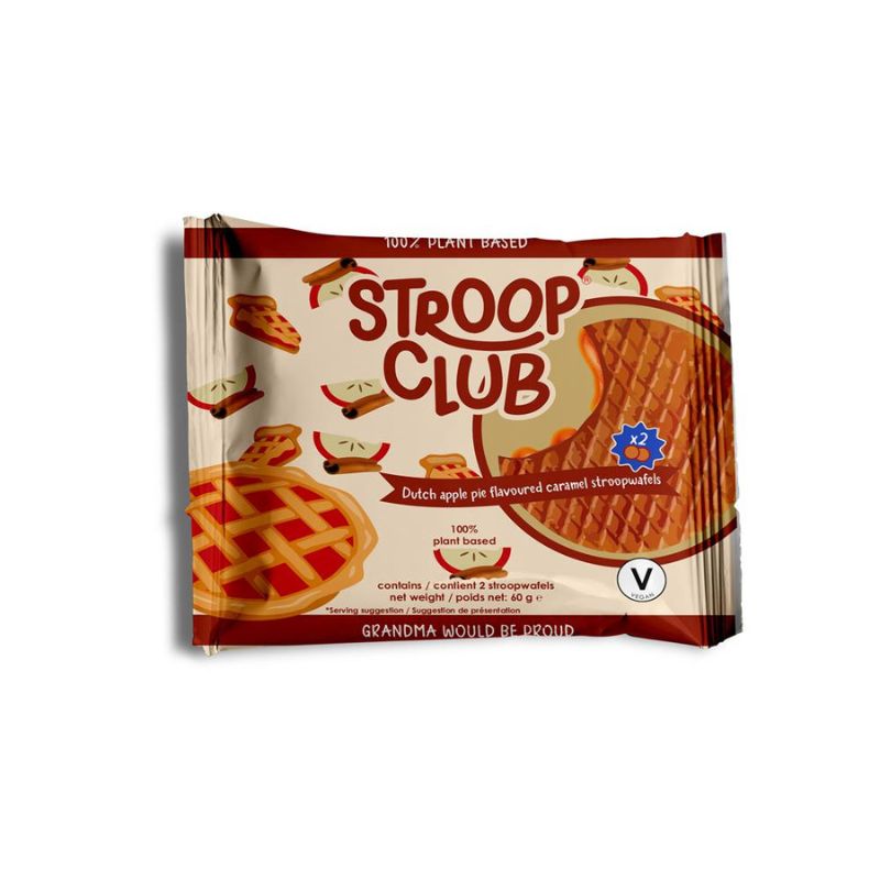 Vegan Organic Apple Pie Stroopwafel 2-pack