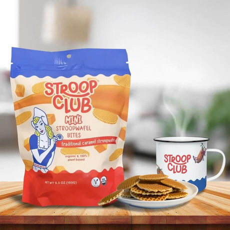 Vegan Organic Mini Stroopwafel Bites 150g