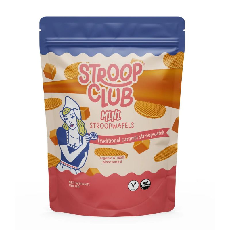 Vegan Organic Mini Stroopwafel Bites 150g