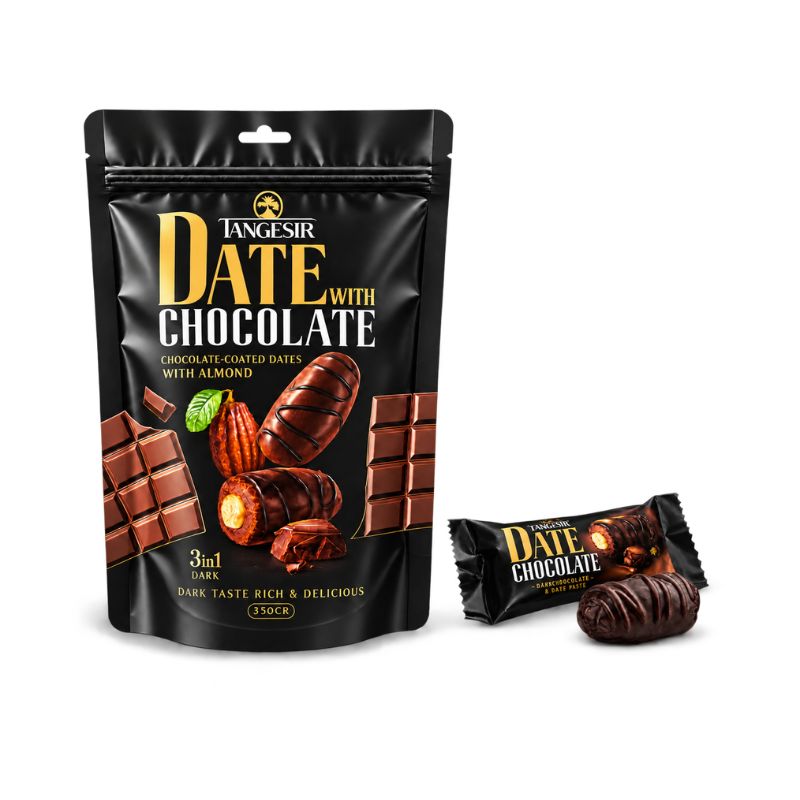 Tangesir Individually Wrapped Date & Almond Chocolates 125g