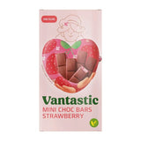 Vantastic Strawberry Creem Pack of 8 Mini Choc Bars 100g