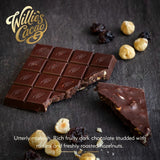 Willie's Cacao Hazelnut Raisin Dark Chocolate Bar 50g