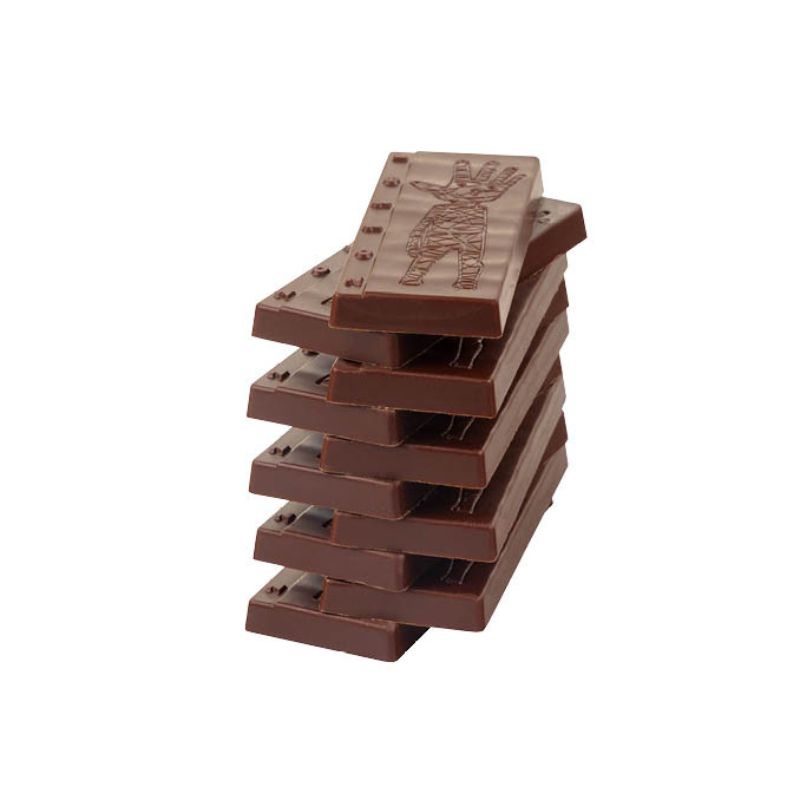 Zotter 10 Pack Organic Dark Choc Tree Decorations 80g