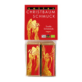 Zotter 10 Pack Organic Dark Choc Tree Decorations 80g