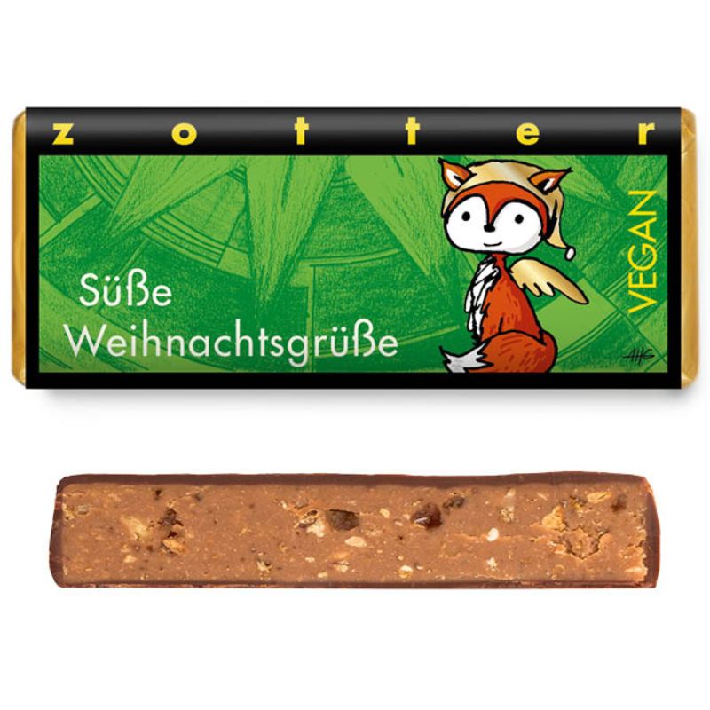 Zotter Happy Holidays Luxury Chocolate 70g