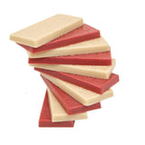 Zotter 10 Pack Organic Raspberry and White Choc Tree Decorations 80g