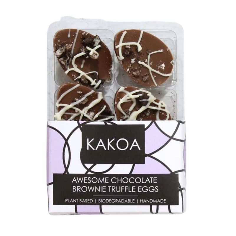 Kakoa Awesome Chocolate Brownie Truffle Eggs 60g