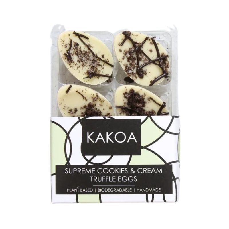 Kakoa Supreme Cookies & Cream Truffle Eggs 60g