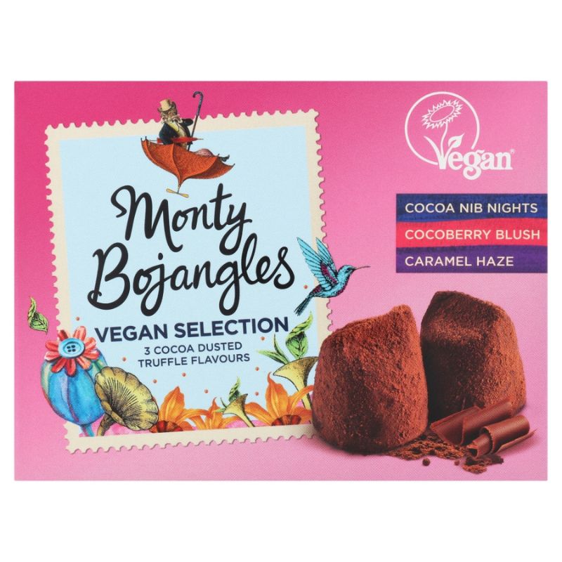 Monty Bojangles Individually Wrapped Vegan Truffle Selection 135g